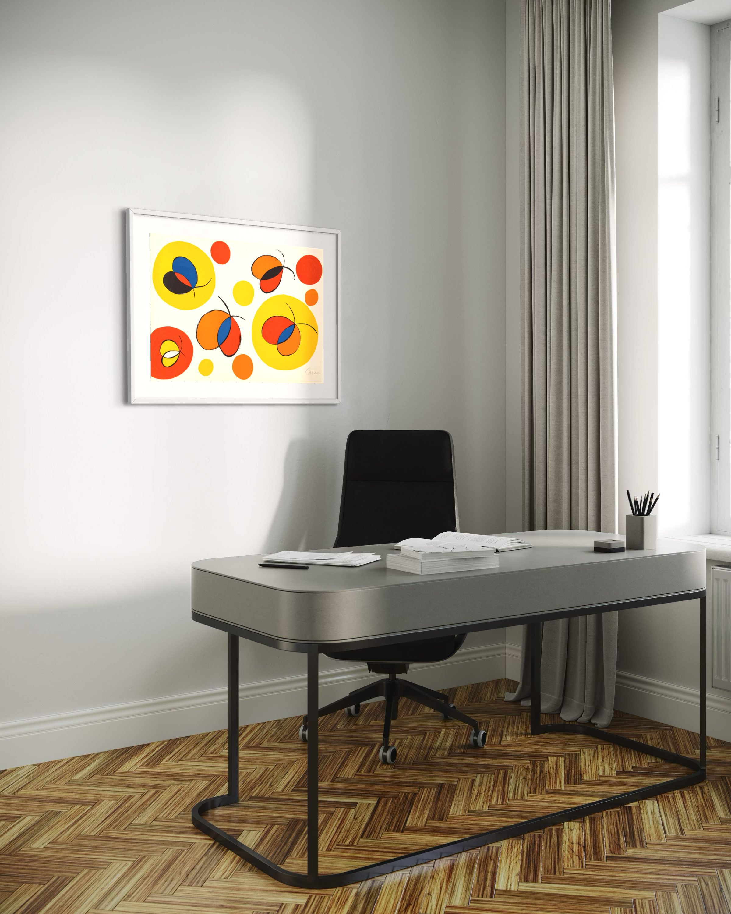 AC - Composition with Butterflies, from La Mémoire élémentaire - 3