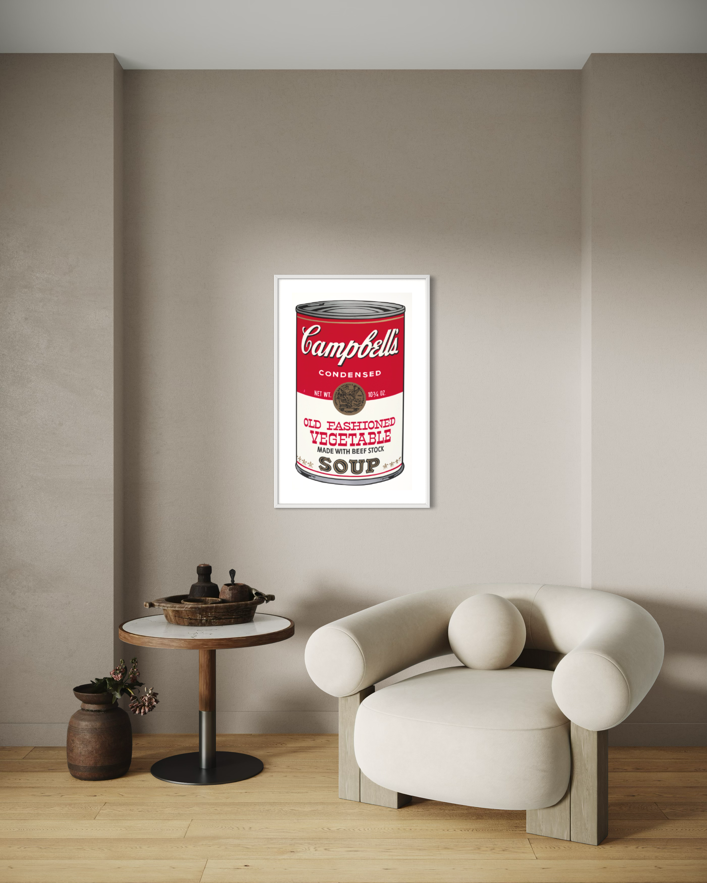 AW - Campbell's soup can old fashioned vegetable - 3