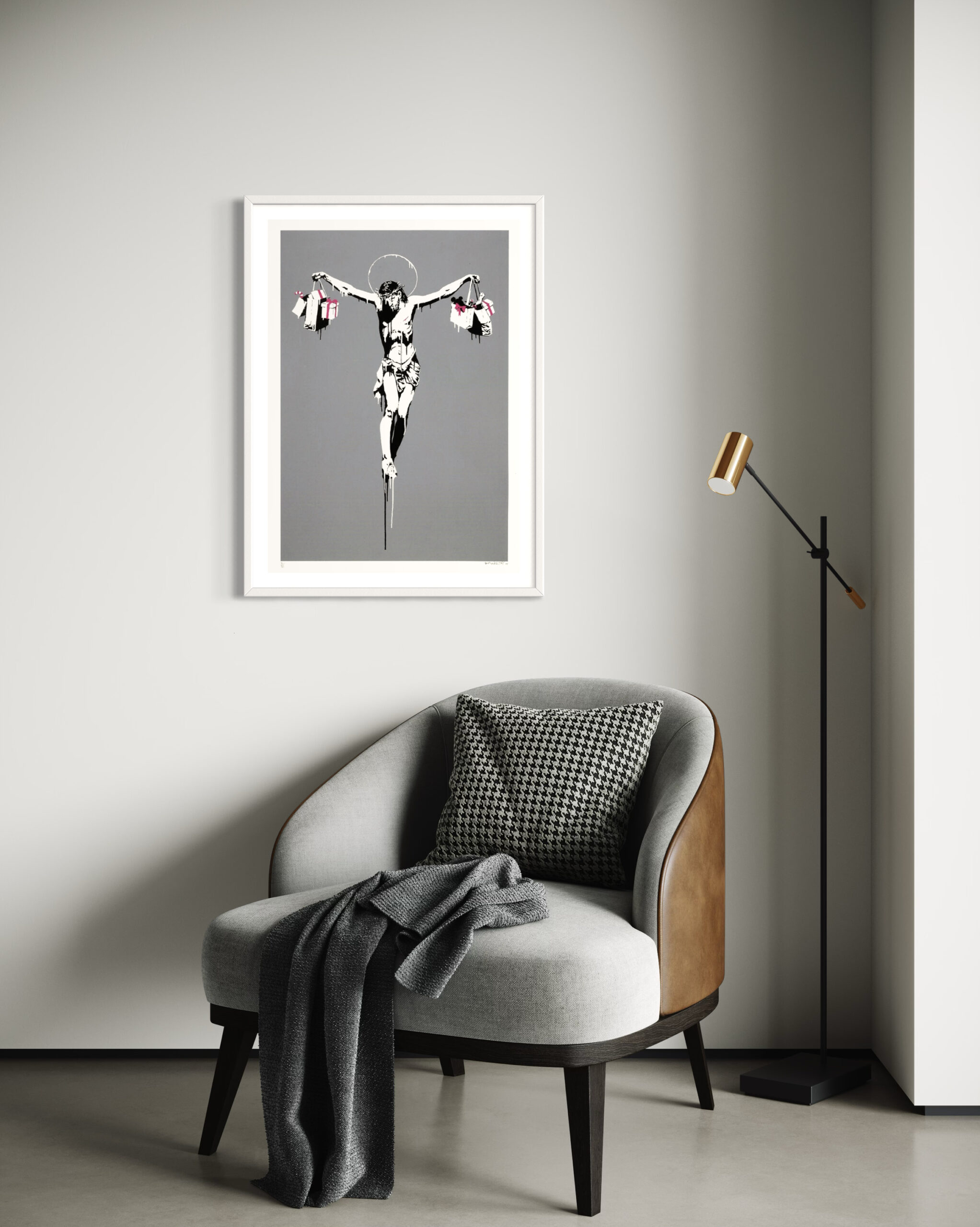 B Christ with Shopping Bags 1