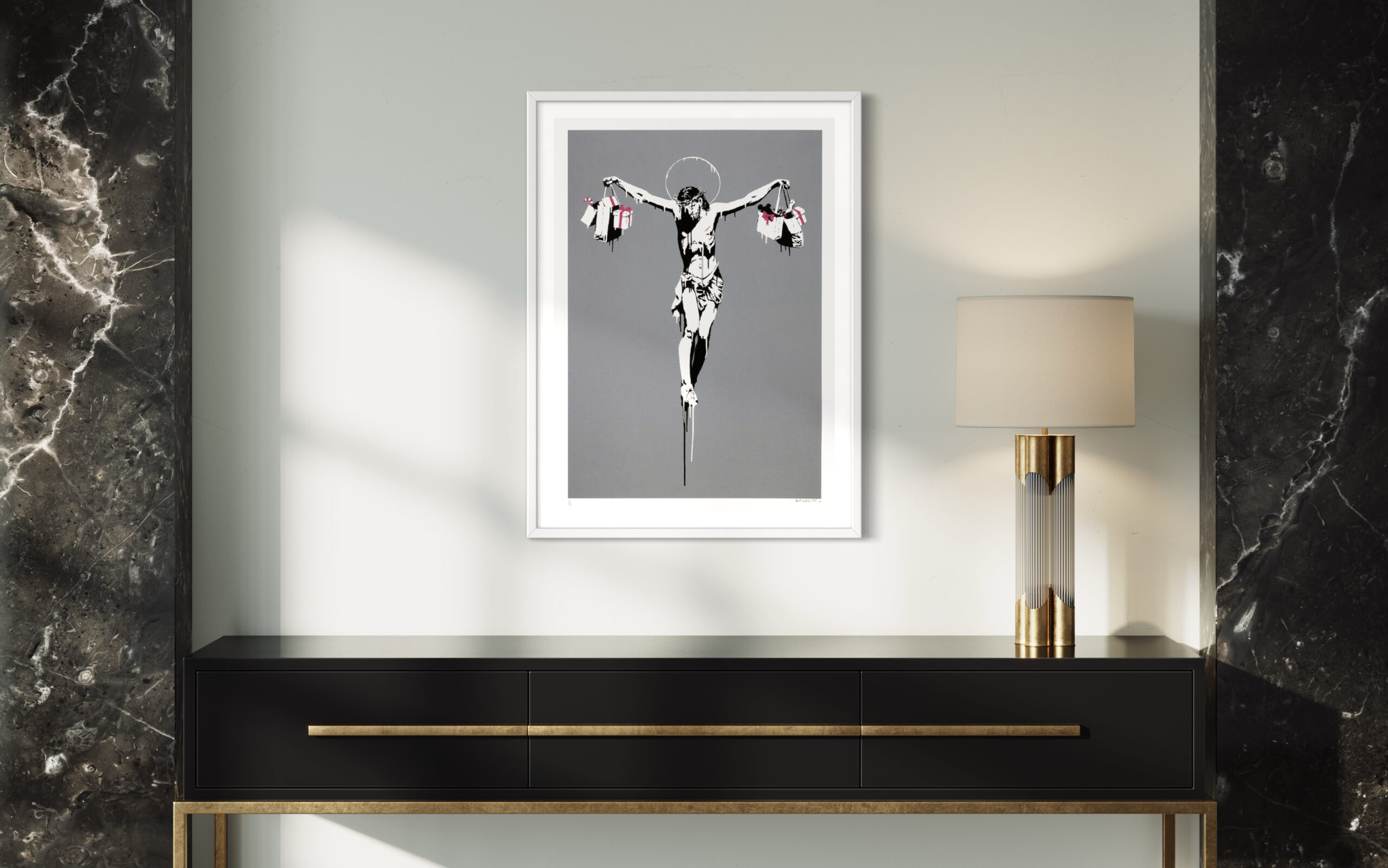 B Christ with Shopping Bags 4