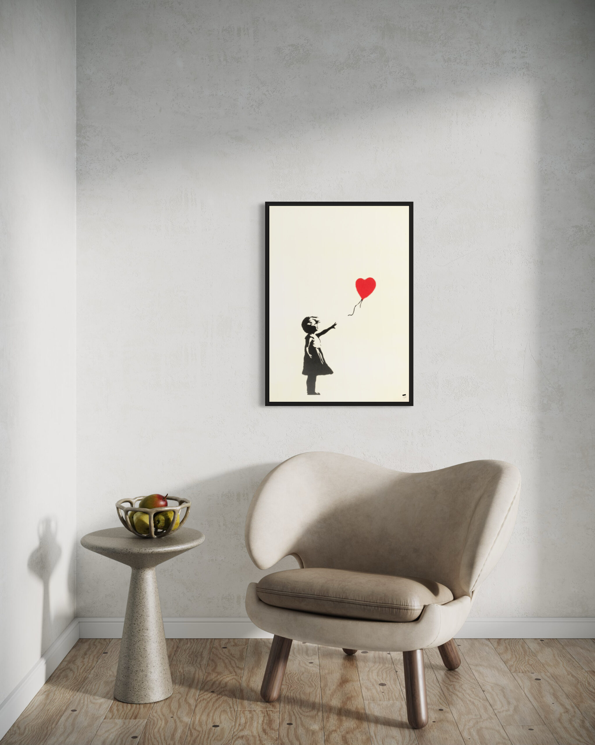 B Girl With Balloon (Unsigned) 1