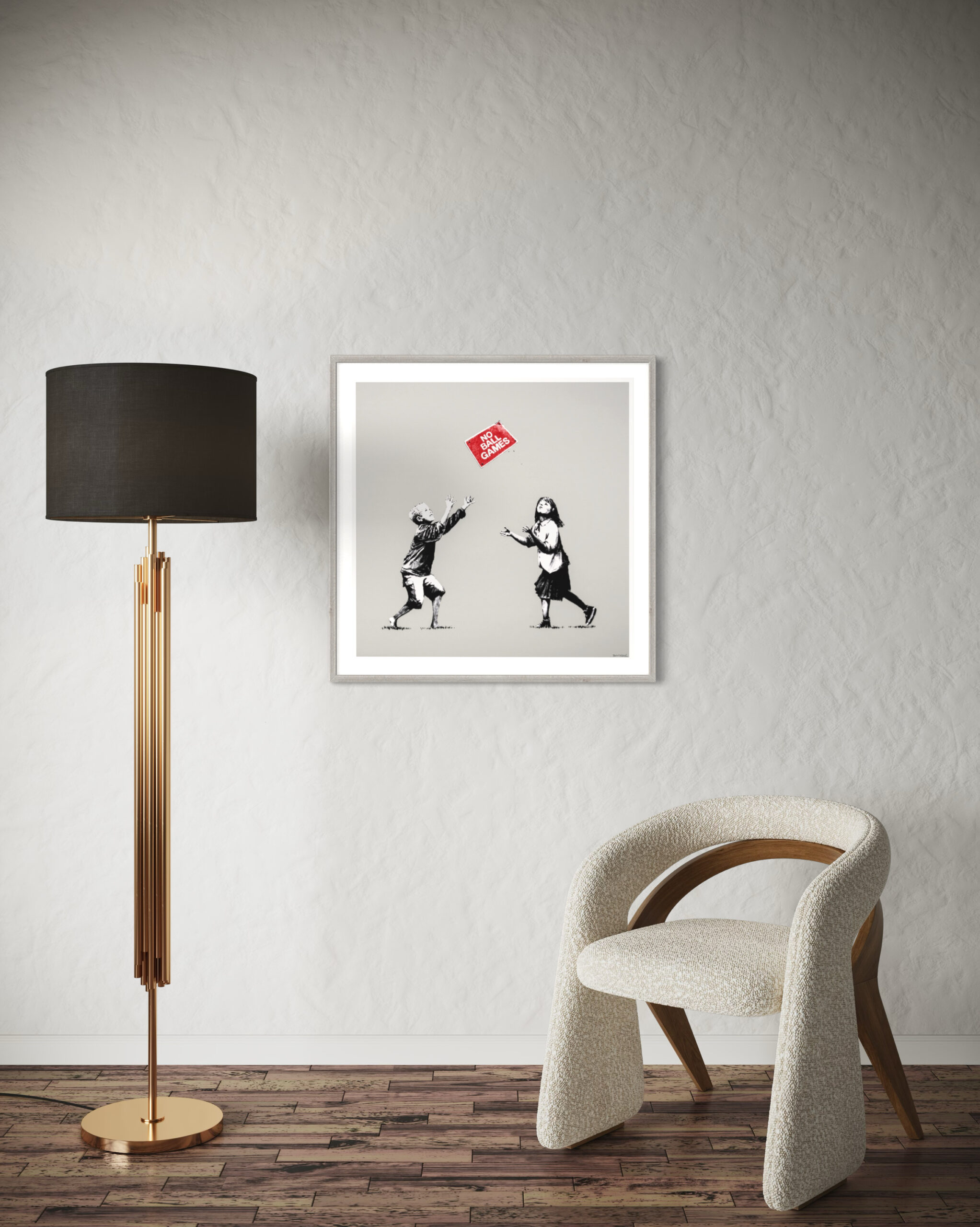 B No Ball Games - Grey (Signed) 3