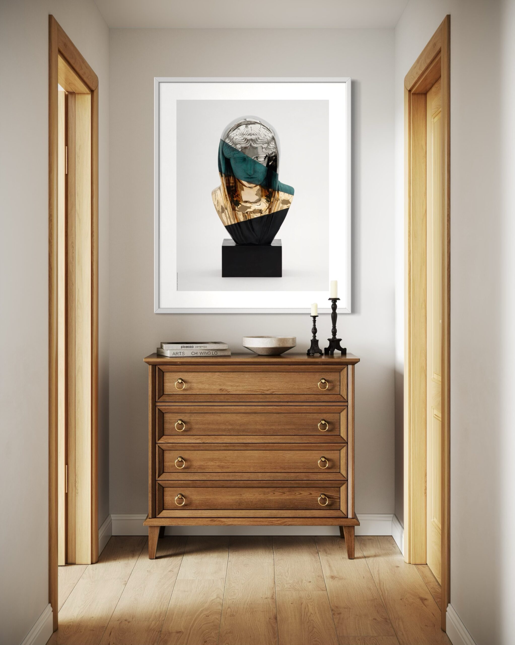 DA - Amalgamized Bust of Veiled Woman (Signed) - corrected - 3