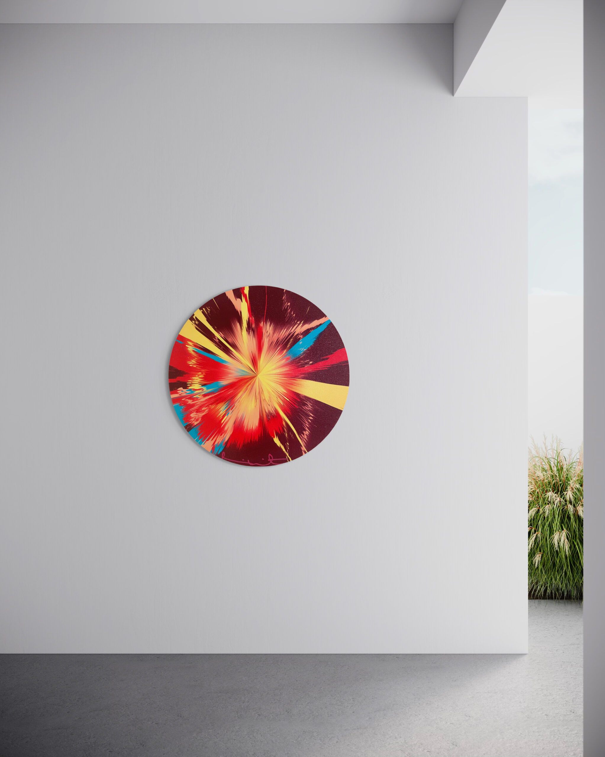 DH Beautiful, Heart Checkered Heaven Painting 2