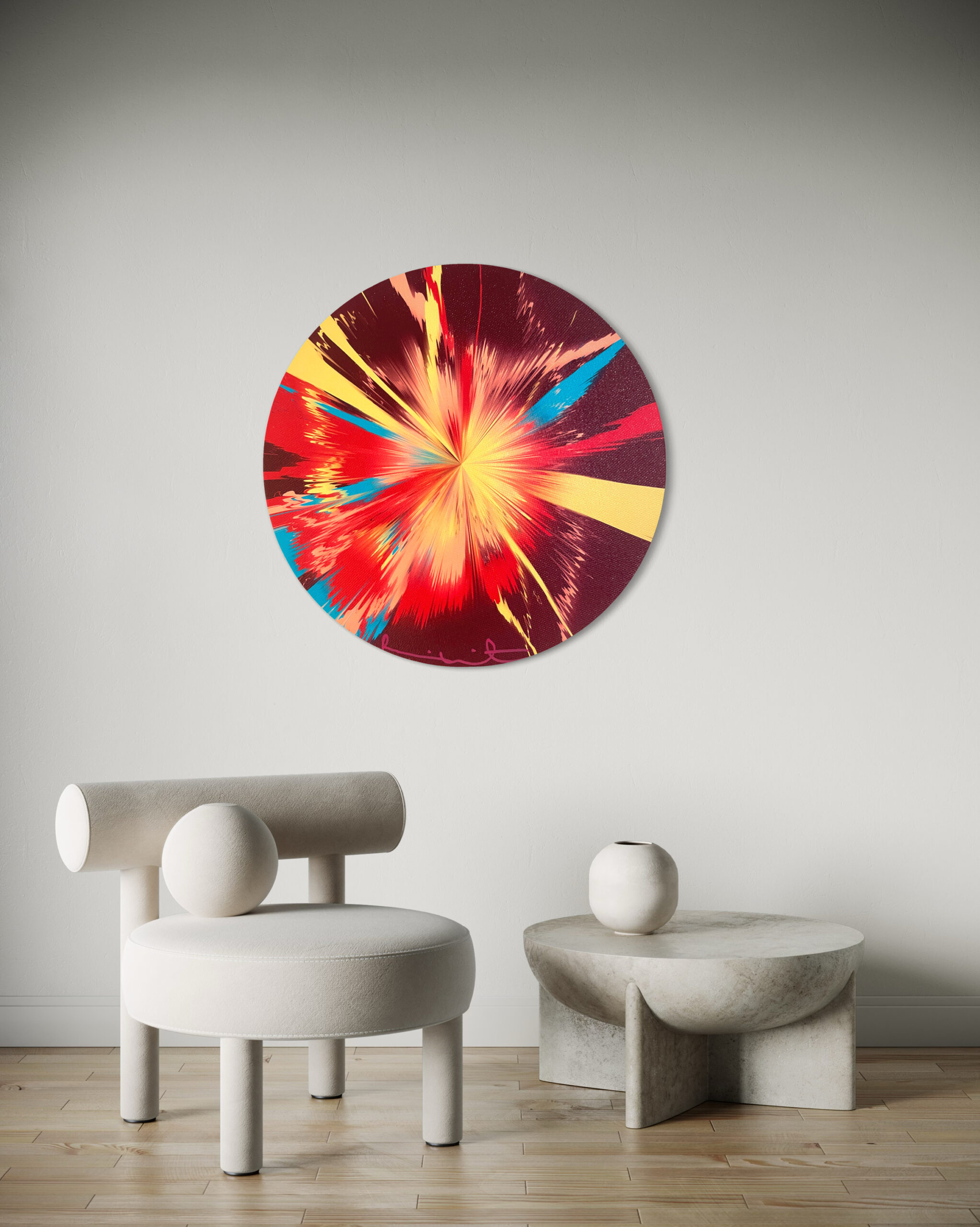 DH Beautiful, Heart Checkered Heaven Painting 3