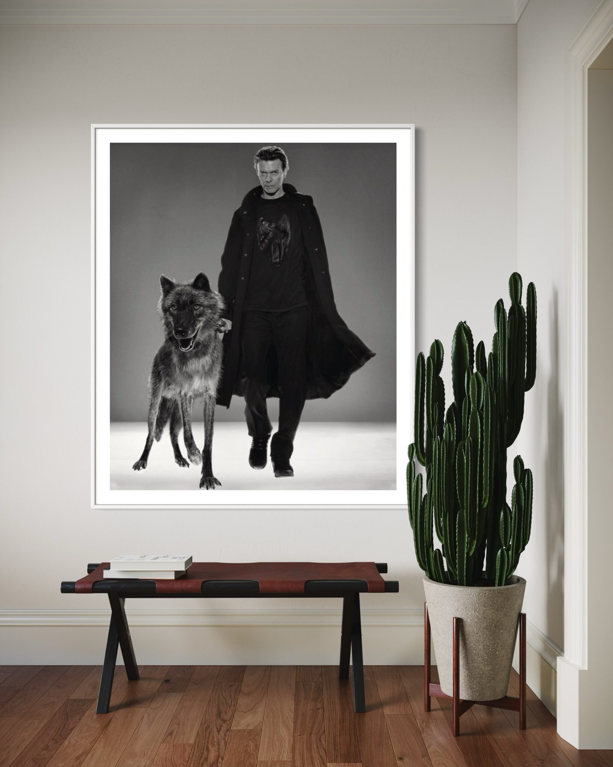 MK - David Bowie Natural Villains (B & W) - Large - 2