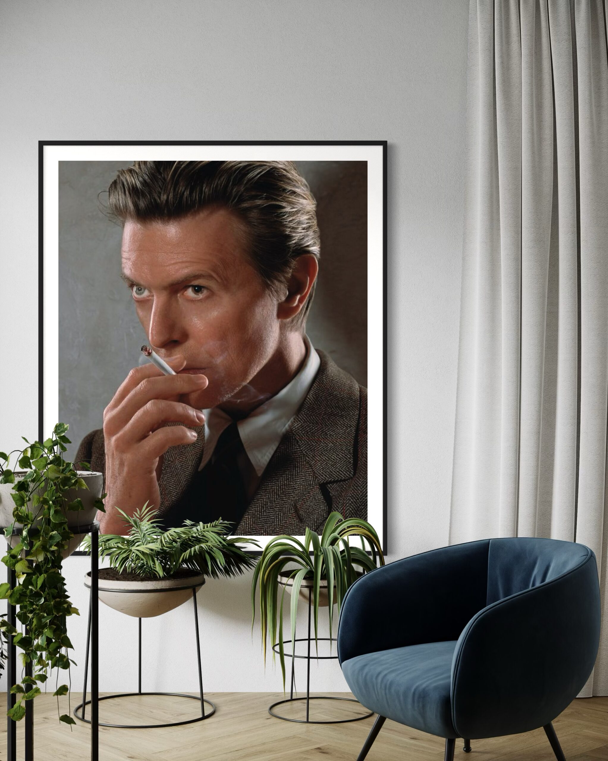 MK - David Bowie Smoking - Large - 2