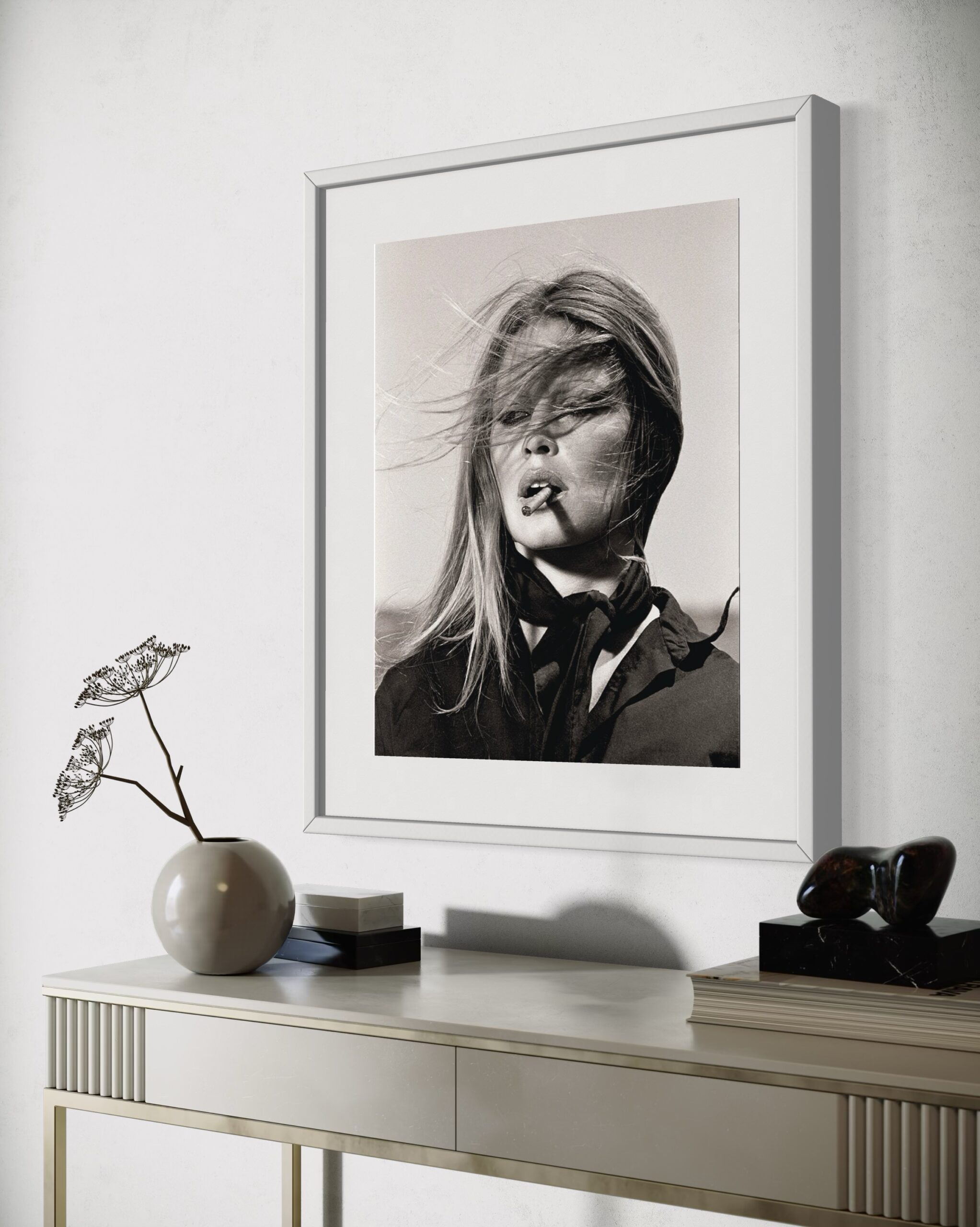 TO - Bridgette Bardot with Cigar (Co-signed) - 3