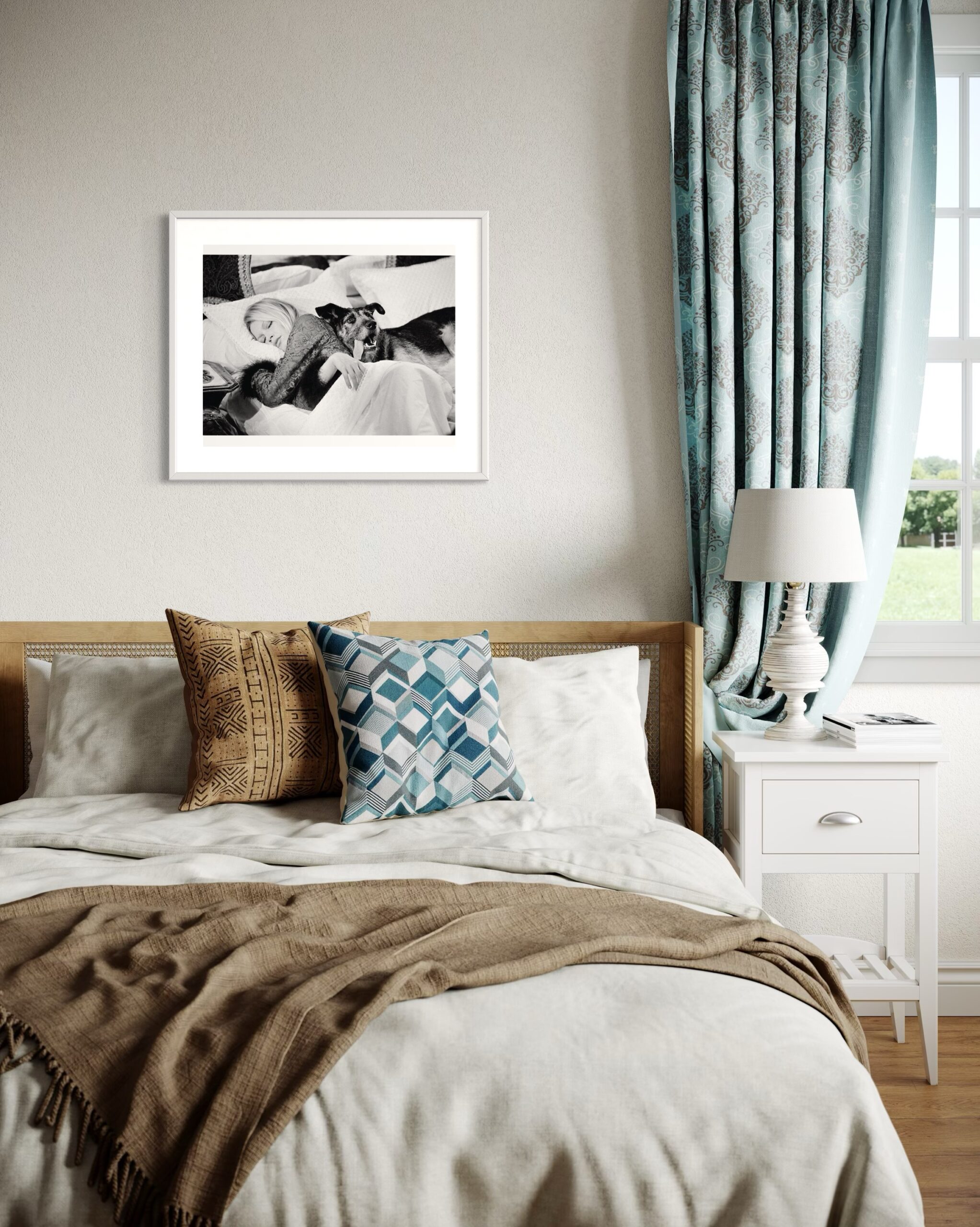 TO - Brigitte Bardot with Dog - Small - 2